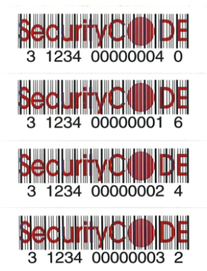 SecurityCode Labels
