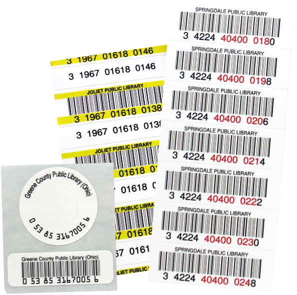 Library Barcode Labels