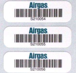 Gas Cylinder Labels