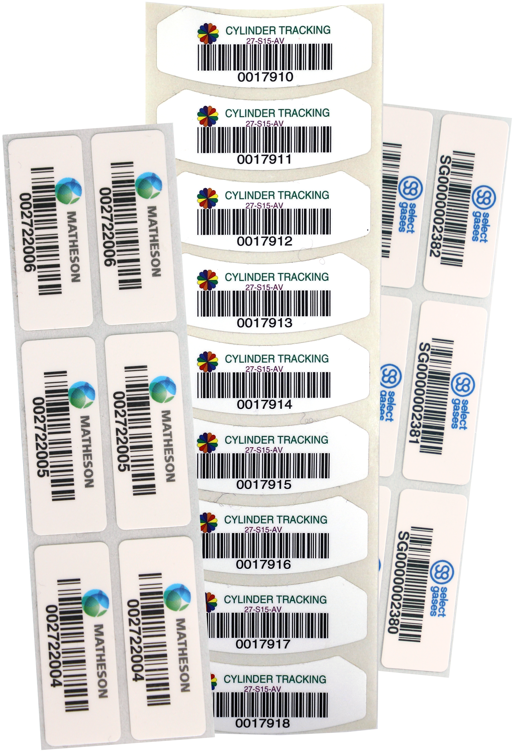 Gas Cylinder Labels