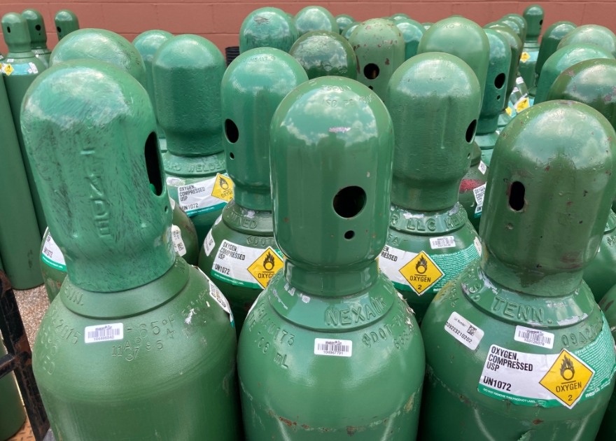 Gas Cylinder Label