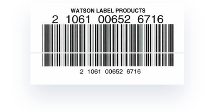 2" x 1" Two Part Double Special Layout Label for Library Books