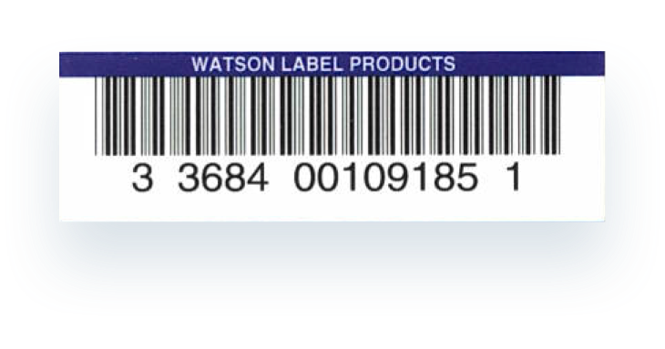 2" x 5/8" Library Barcode Label