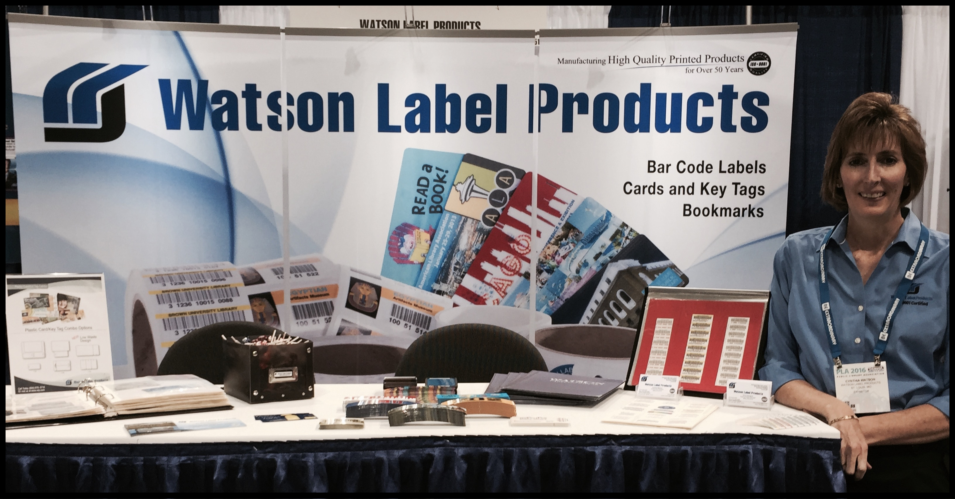 Watson Label Exhibiting at Library Association Trade Show