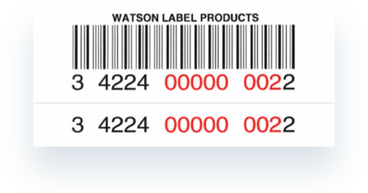 1000x Roller Label Aufkleber Barcode Preisschild Schreiben Manuskripte Adresse 